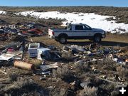 Dump on public land. Photo by Bureau of Land Management.