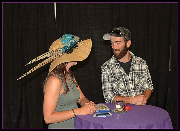 Girl, Hat, Boy. Photo by Terry Allen.