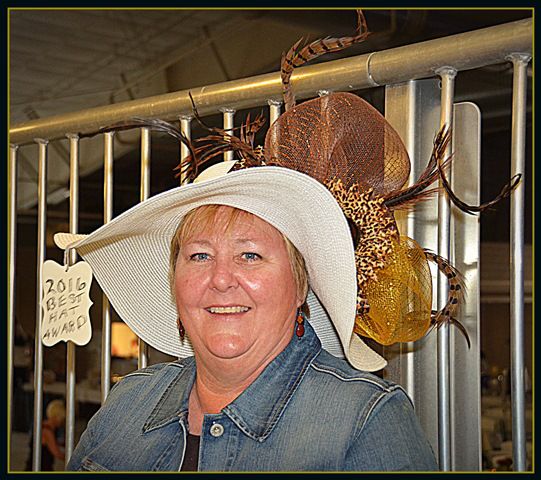 Karen with Chinese Rednecked Pheasant. Photo by Terry Allen.