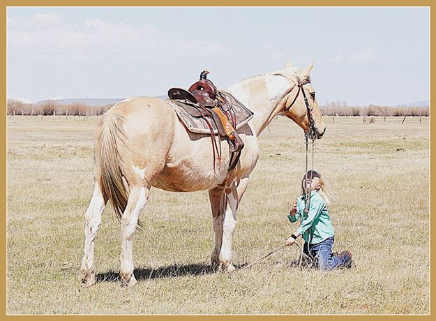 Get Off the Reins. Photo by Terry Allen.