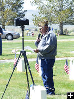 Jim Washum. Photo by Dawn Ballou, Pinedale Online.