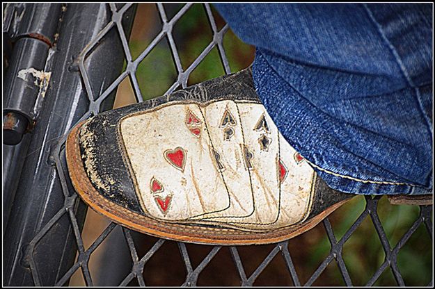 Winning Boots. Photo by Terry Allen.