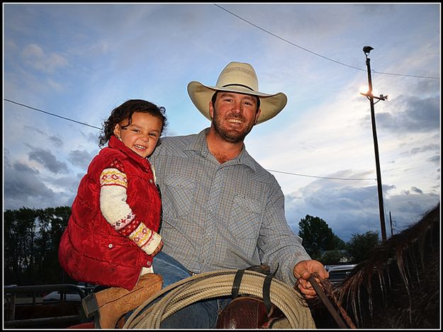 Phil Jr. and Cora. Photo by Terry Allen.