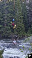 Short Haul River Rescue. Photo by Sublette County Sheriff's Office.