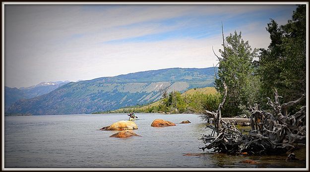 Looking for Waypoint. Photo by Terry Allen.