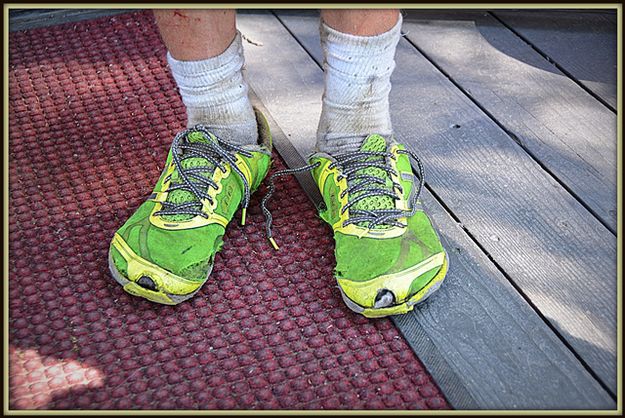 End of Race Shoes. Photo by Terry Allen.