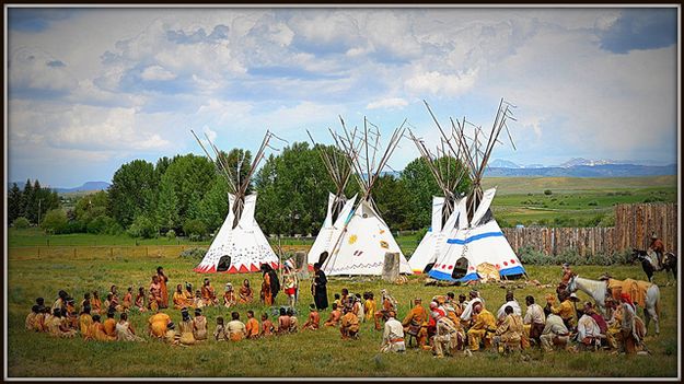 Pacifying the Indians. Photo by Terry Allen.