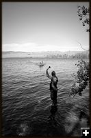 Ringing Last Boat In. Photo by Terry Allen.