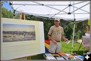 Dave Vlcek Talks Native American Artifacts. Photo by Terry Allen.