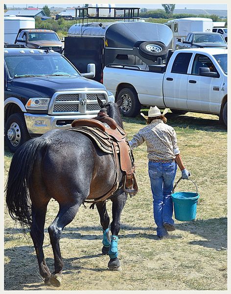 Carrying Water. Photo by Terry Allen.