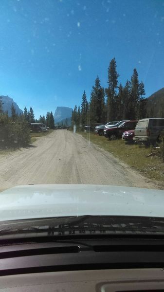 Green River Lakes road. Photo by B. Kluck Sublette County EMS.