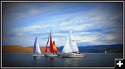 A Nice Flotilla. Photo by Terry Allen.