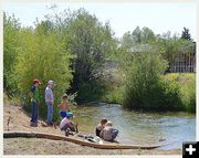 Kids in the Creek. Photo by Terry Allen.