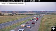 I-25 Chugwater N . Photo by WYDOT webcam.