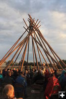 Crow Lodge tipi. Photo by Pinedale Online.