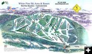 White Pine Ski Area trail map. Photo by White Pine Resort.