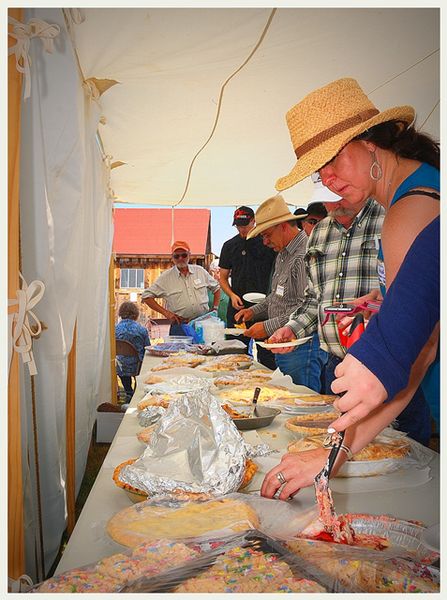 The Pie Line. Photo by Terry Allen.