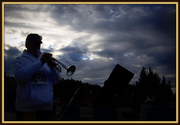 Craig Sheppard Plays Star Spangled Banner. Photo by Terry Allen.
