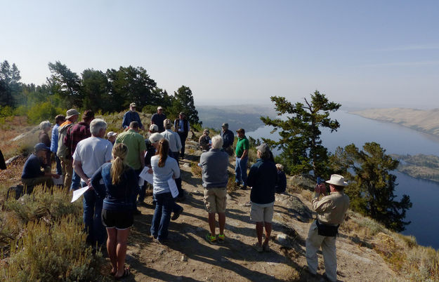 Geology field trip. Photo by Dawn Ballou, Pinedale Online.