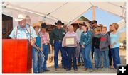 The Ira and Edna McWilliams Award. Photo by Terry Allen.