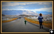 Toddler Makes a Break For It. Photo by Terry Allen.