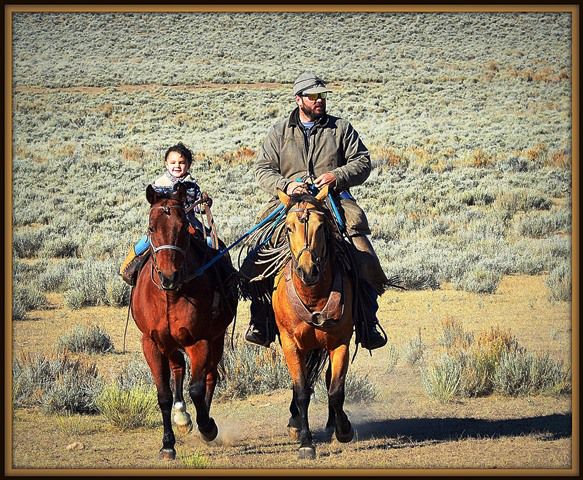 Cora and Phil Come Over to Say Hi. Photo by Terry Allen.