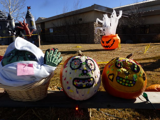 Spooky Pumpkins. Photo by Dawn Ballou, Pinedale Online.