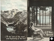 GP Bar Brochure - 1933. Photo by Sublette County Historic Preservation Board.