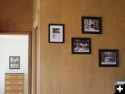 Pictures on the walls. Photo by Jonita Sommers.