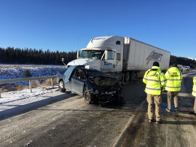 Crash. Photo by Sublette County Sheriffs Office.