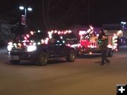 Lighted float. Photo by Katherine Peterson.