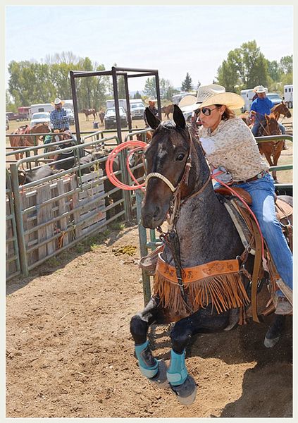 Roping at the Cowboy Shop Classic. Photo by Terry Allen.