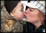 A Kiss Before Racing. Photo by Terry Allen.