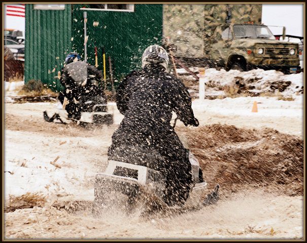 Muddy Snow Gets Deep. Photo by Terry Allen.