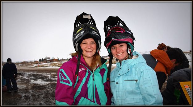 Kaili and Shania. Photo by Terry Allen.