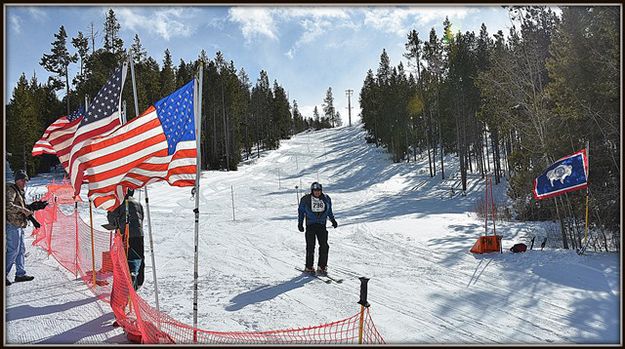 Easy Slalom Finish. Photo by Terry Allen.