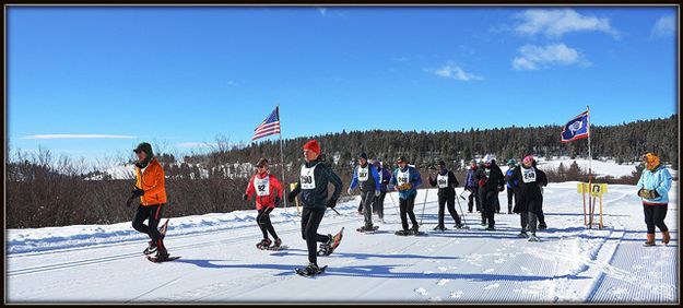 2.5K Snowshoe Race. Photo by Terry Allen.