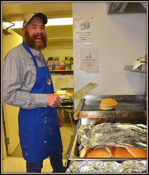 Our Lady of Peace Pancake Breakfast. Photo by Terry Allen.