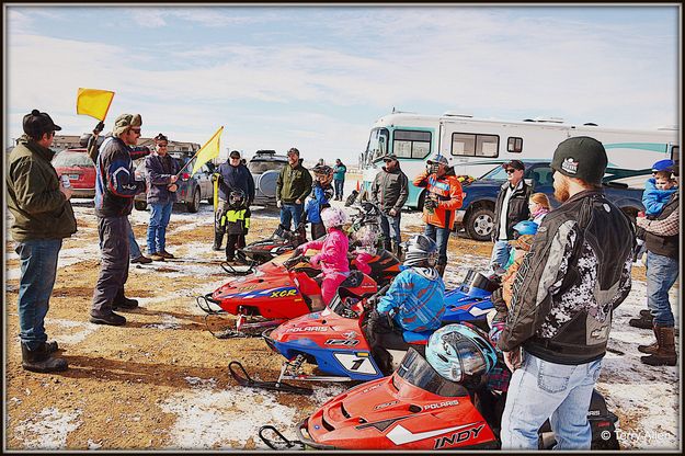Drivers Meeting. Photo by Terry Allen.