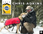 #3 Chris Adkins. Photo by International Pedigree Stage Stop Sled Dog Race.