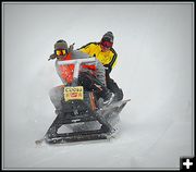 Cardboard Snow Mobile. Photo by Terry Allen.