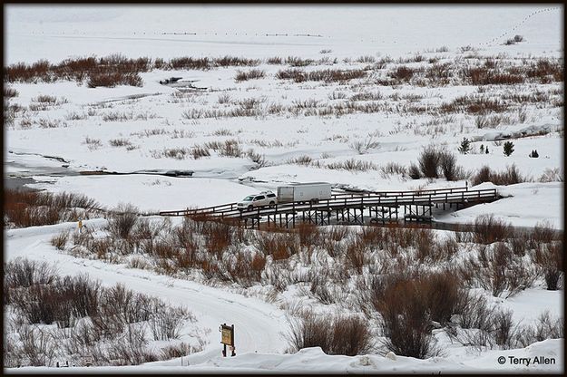 Bridge to Lodge. Photo by Terry Allen.