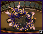 Enthusiastic Guards. Photo by Terry Allen.