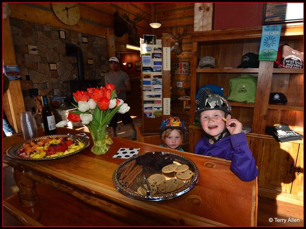 Yulia and Symon at the Chamber. Photo by Terry Allen.