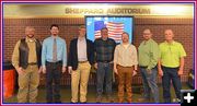 Candidates for Mayor and Town Council. Photo by Terry Allen.