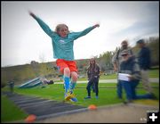 Haven Running Long Jump. Photo by Terry Allen.