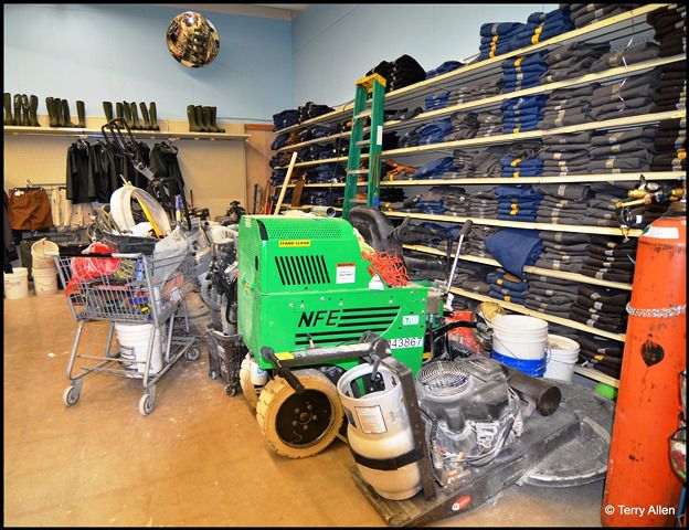 Floor Grinding & Polishing Equipment. Photo by Terry Allen.