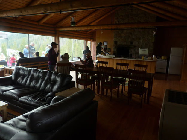 Inside lodge view. Photo by Dawn Ballou, Pinedale Online.