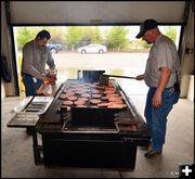 A Swearing In BBQ. Photo by Terry Allen.