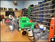 Floor Grinding & Polishing Equipment. Photo by Terry Allen.